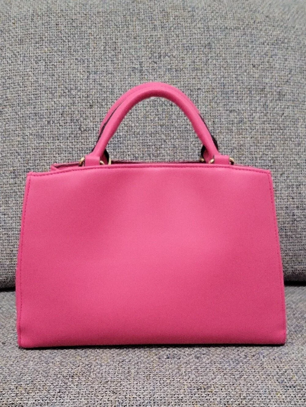 JUICY COUTURE 2pc Pull Out Pouch Satchel in Pink Flash/Duty Blush